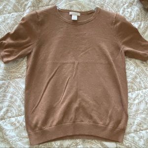 Tan sweater top